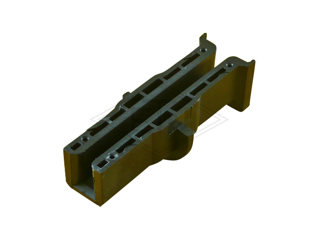 Inzetstuk PA voor geleider rail voor using met rubber bevestiging kogel voor rail 9 mm, 120 x 26 x 28 mm **IMPORTANT: De inzetstuk can be used only in combination met de ETN ® rubber kogel Item No.