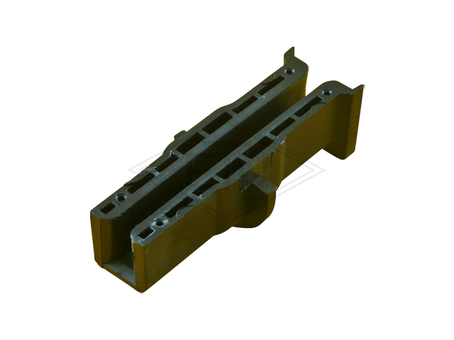 Inzetstuk PA voor geleider rail voor using met rubber bevestiging kogel voor rail 8 mm, 120 x 26 x 28 mm **IMPORTANT: De inzetstuk can be used only in combination met de ETN ® rubber kogel Item No.