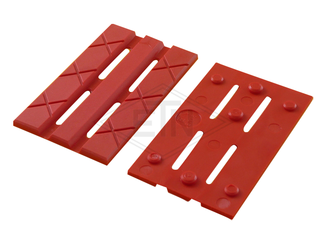 Inzetstuk EM 16 PU, 140 x 29,5 x 30 mm, voor geleiderhouder HSM + WSM, voor rail 16 mm