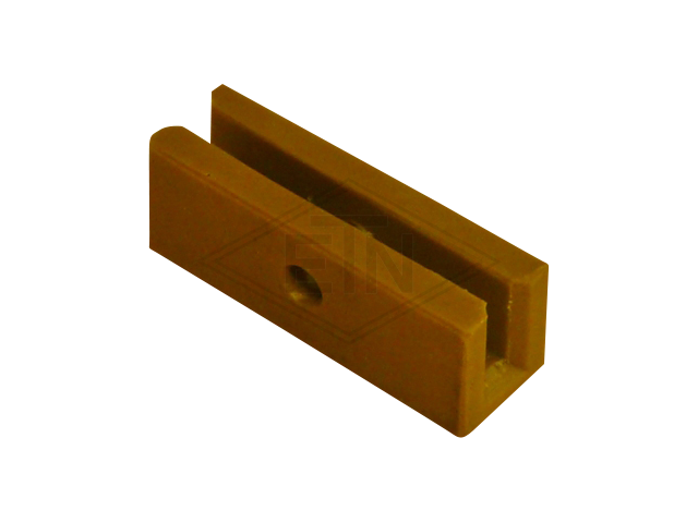 Inzetstuk EKU 5 PU, 60 x 19 x 22 mm, voor rail 5 mm