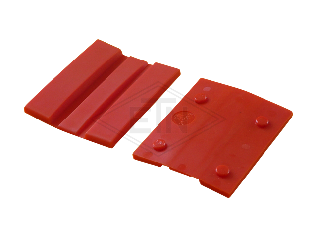Inzetstuk EKL 9 PU, 100 x 26,5 x 30 mm, crowned, voor WSMKL + L10, voor rail 9 mm