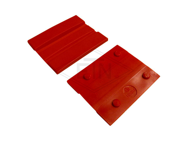 Inzetstuk EKL 10 PU, 100 x 26,5 x 30 mm, crowned, voor WSMKL + WSMK-L10, voor rail 10 mm