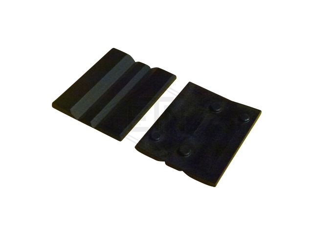 Inzetstuk EK 5 PEE voor HSMK + WSMK, 100 x 20 x 30 mm, voor rail 5 mm, ETN ® -HM-1000-E, surface resistivity 10^7 Ohm (DIN IEC 60093) De friction van moving parts may cause big differences van