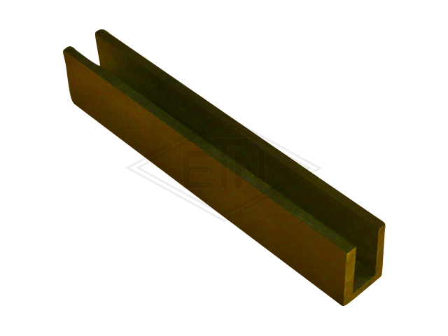 Inzetstuk ELU 16 PE, 216 x 40 x 29 mm, voor rail 16 mm, ETN ® -HM-1000