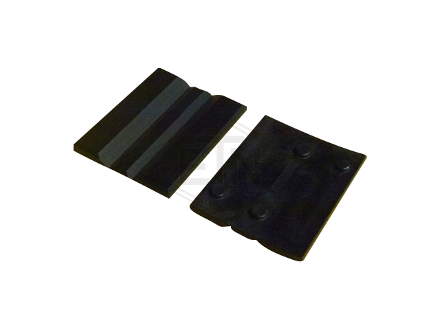 Inzetstuk EK 6 PEE, 100 x 20 x 30 mm, voor HSMK + WSMK, voor rail 6 mm, ETN ® -HM-1000-E, surface resistivity 10^7 Ohm (DIN IEC 60093) De friction van moving parts may cause big differences van
