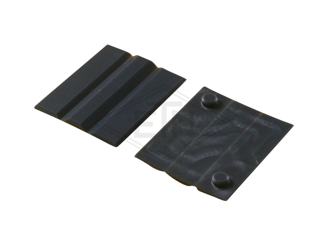 Inzetstuk 16 PE, 80 x 23,5 x 25 mm, voor rail 16 mm, ETN ® -HM-1000, foldable