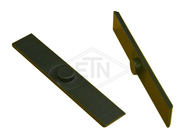 Inzetstuk PE met journal, 143 x 25 x 5,2 mm, ETN ® -HM-1000