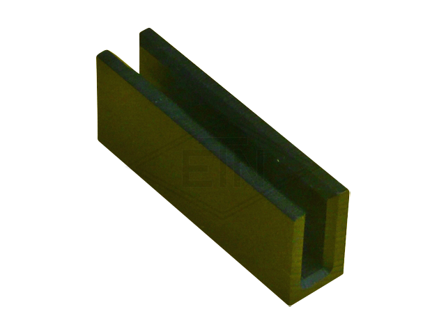 Inzetstuk 7 PE, 77 x 18 x 30,5 mm, U-shape, voor rail 7 mm, ETN ® -HM-1000