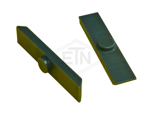Inzetstuk PE met journal, 100 x 22 x 8,4 mm, ETN ® -HM-1000