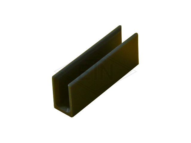 Inzetstuk 10 PE, 77 x 18 x 30,5 mm, U-shape, voor rail 10 mm, ETN ® -HM-1000