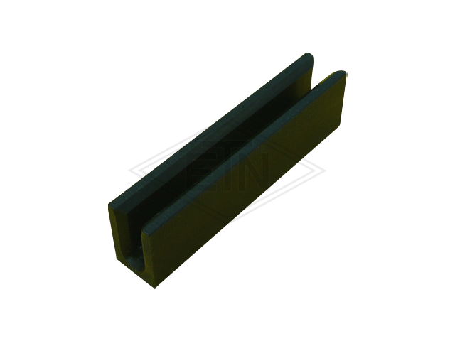 Inzetstuk 5 PE, 80 x 15 x 22 mm, U-shape, voor rail 5 mm, ETN ® -HM-1000