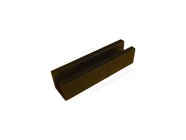 Inzetstuk EKT 16 PE, 140 x 38 x 38 mm, U-profile, voor rail 16 mm, ETN ® -HM-1000