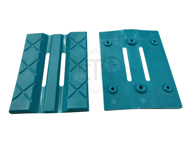 Geleiderhouder inzetstuk EK 5 PA6+ADD (turquoise/blue) voor geleiderhouder HSMK + WSMK, 100 x 20 x 30 mm, rail breedte 5 mm, foldable