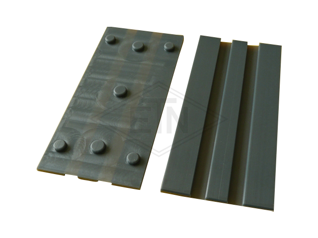 Inzetstuk ELN 16 PE, 180 x 29,5 x 30 mm, foldable, voor HSMLN + WSMLN, voor rail 16 mm, ETN ® ®-HM-1000
