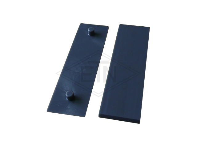 Inzetstuk PE 140 x 40 x 4 mm, ETN ® -HM-1000, met 2 cones, OLD Uitvoering