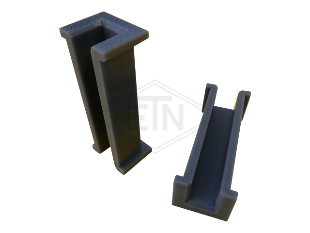 Inzetstuk 16 PE, 100 x 37 x 30 mm, voor rail 16 mm, ETN ® -HM-1000