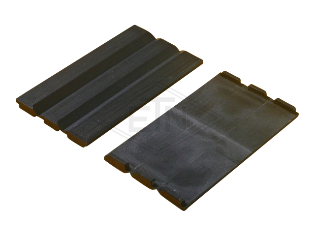 Inzetstuk EM 16 PEM, 150/140 x 30 x 28,5 mm, met bund, voor rail 16 mm, ETN ® -HM-1000