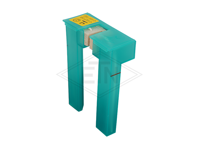 Geleiderhouder inzetstuk EKS 13 PEC, met cell inzetstuk voor geleiderhouder HSMS, rail breedte 13 mm, foldable