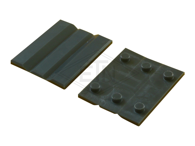 Inzetstuk EKS 10 PE, 100 x 29,5 x 30 mm, voor HSMS, voor rail 10 mm, ETN ® -HM-1000