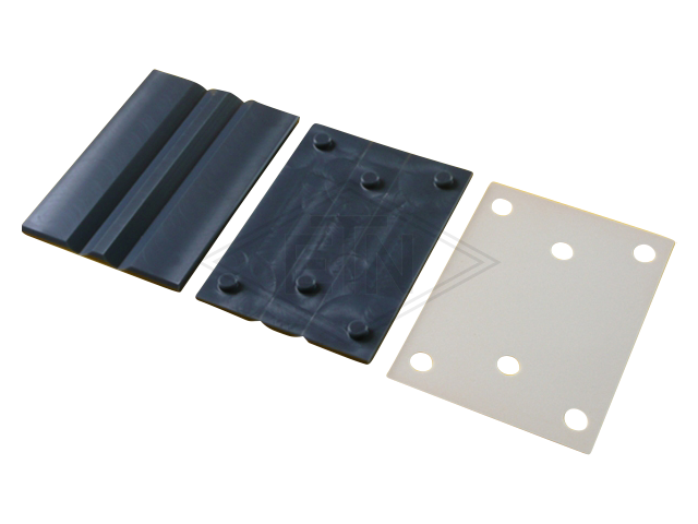 Inzetstuk EL 19 PEC, 180 x 36,5 x 50 mm, voor HSML + WSML, voor rail 19 mm, ETN ® -HM-1000, met Cell-VU (art. 309437)