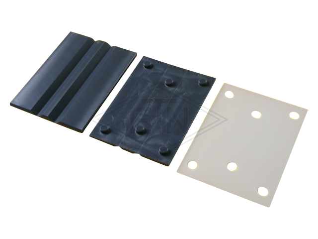 Inzetstuk EL 19 PEC, 180 x 36,5 x 50 mm, voor HSML + WSML, voor rail 19 mm, ETN ® -HM-1000, met Cell-VU (art. 309446)