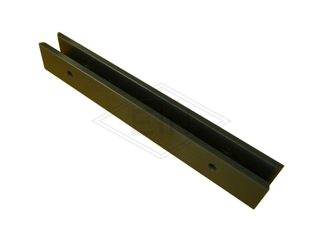 Inzetstuk 16 PE, 260 x 29 x 36 mm, U-shape, voor rail 16 mm, ETN ® -HM-1000, 4 x schroefdraad M8