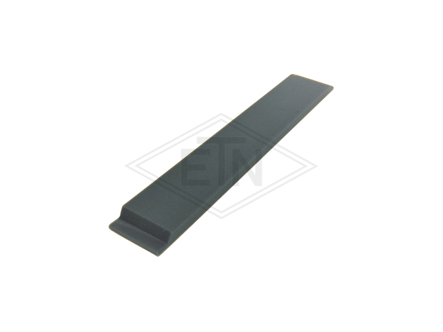 Geleideschoen inzetstuk PE 190 x 31 x 8/3 mm, flattened at de front