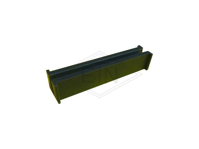 Inzetstuk 9 PE, 187/177 x 40 x 38 mm, met bund, voor rail 9 mm, ETN ® -HM-1000
