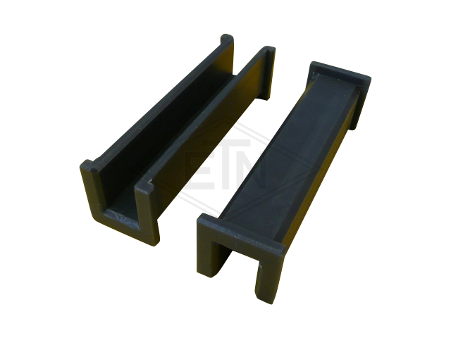 Inzetstuk 16 PE, 131 x 34 x 35 mm, met Bund, voor rail 16 mm, ETN ® -HM-1000