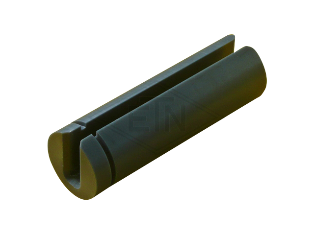 Inzetstuk 9 PE, ø 45 x 140 mm, rond voor rail 9 mm, ETN ® -HM-1000, met revolving groef 3,5 mm