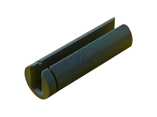 Inzetstuk 14 PE, ø 45 x 140 mm, rond voor rail 14 mm, ETN ® -HM 1000, met draai groef 3,5 mm