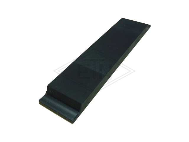 Inzetstuk PE 128 x 29 x 8/3 mm, flattened frontally