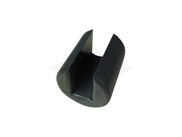 Inzetstuk PE ø 37 x 44 mm voor 12 mm geleider rail breedte