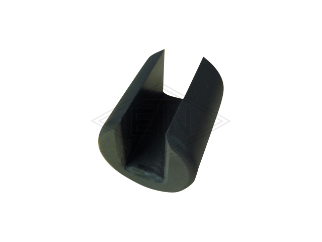 Inzetstuk PE ø 37 x 44 mm, voor 14 mm geleider rail breedte