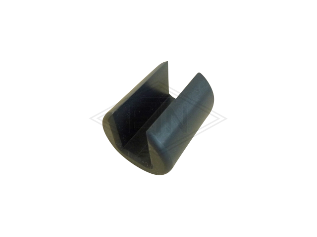 Inzetstuk PE ø 37 x 44 mm, voor 16 mm geleider rail breedte