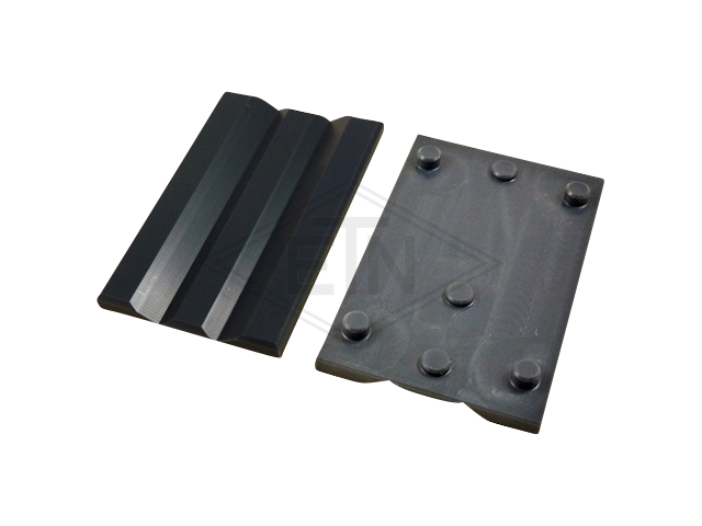 Inzetstuk 14 PE, 140 x 29,5 x 30 mm, voor swing geleiderhouder type 1500 SG, voor rail 14 mm, extended holding burls