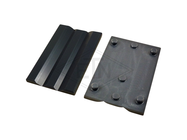 Inzetstuk 16 PE, 140 x 29,5 x 30 mm, voor swing geleiderhouder type 1500 SG, voor rail 16 mm, extended holding burls
