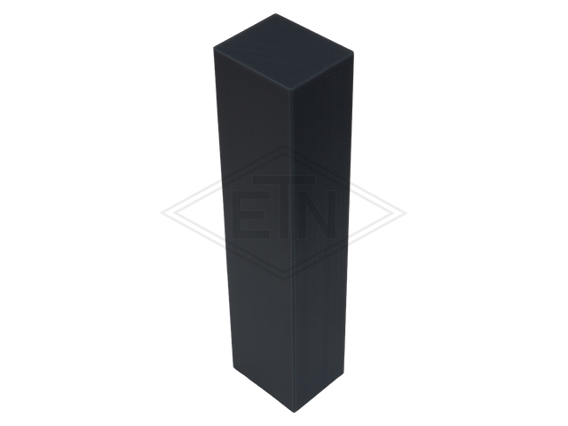 Geleider PE, 130 x 30 x 25 mm, met 2 inzetstuk moeren M10, ETN ® -HM-1000
