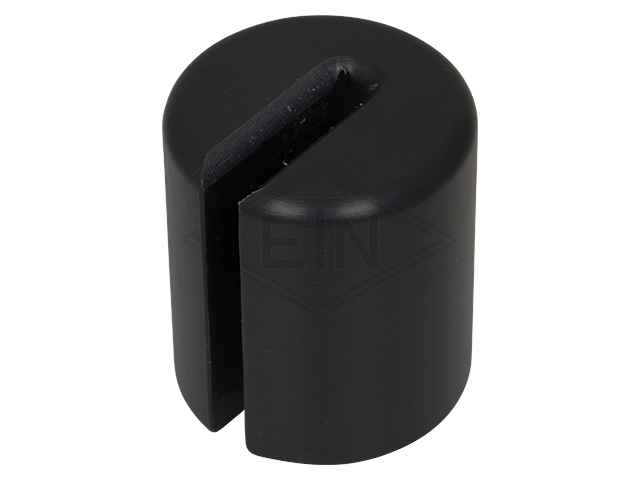 Inzetstuk PE ø 37 x 44 mm, voor 5 mm geleider rail breedte