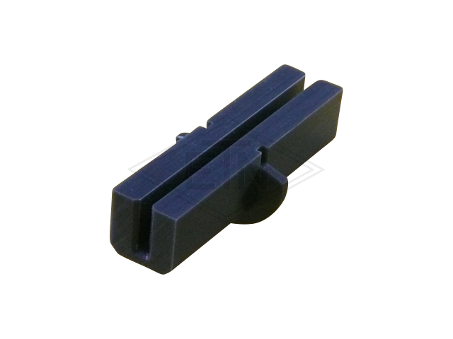 Inzetstuk 6 PE, voor rail 6 mm, 121 x ø 52 mm, U-shape, turnable, met Bund, ETN ® -HM-1000