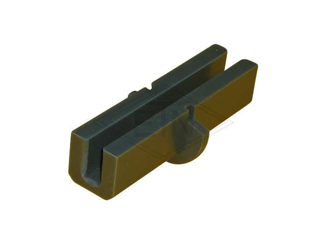 Inzetstuk 8 PE, U-shape, turnable met Bund, voor rail 8 mm, 121 x ø 52 mm, ETN ® -HM-1000
