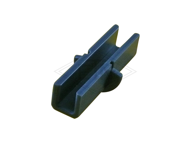 Inzetstuk 14 PE, U-shape, turnable met Bund, voor rail 14 mm, 121 x ø 52 mm, ETN ® -HM-1000