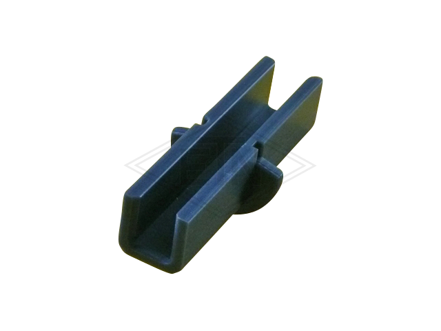 Inzetstuk 15 PE, U-shape, turnable met Bund, voor rail 15 mm, 121 x ø 52 mm, ETN ® -HM-1000