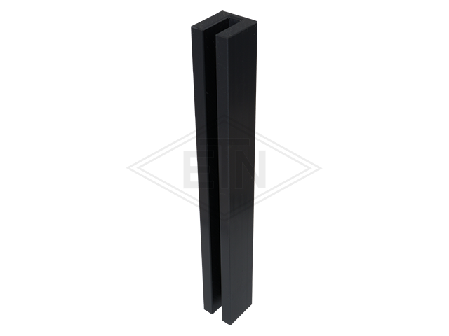 Inzetstuk 9 PE, 250 x 28 x 30 mm, U-profile, voor rail 9 mm, ETN ® -HM-1000