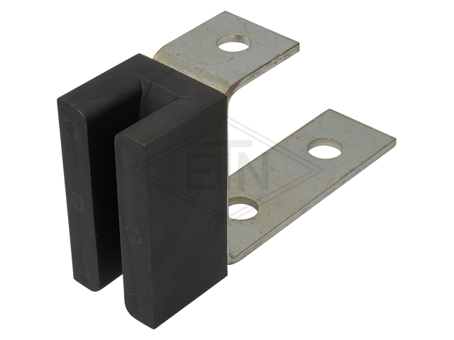 Unit LG7 geleider houder voor 10 mm rail met bevestiging metal plaat assembled
