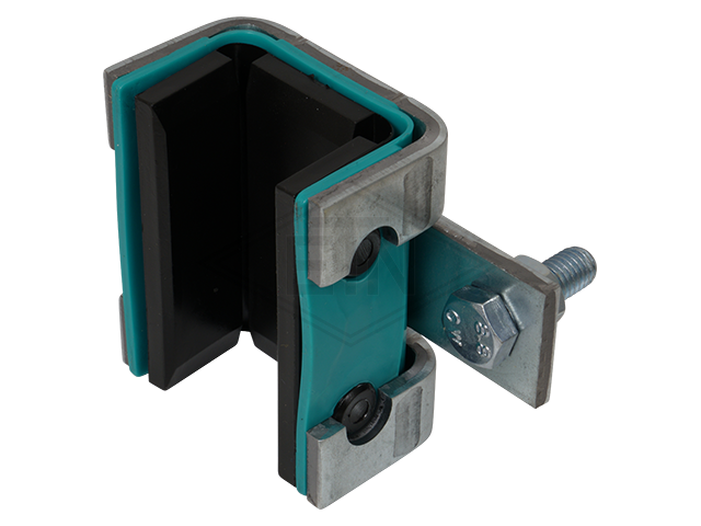Unit I7/BFK30 / PA-PU, steel-PA-PU + ETN ® ADD, 2 x hex schroef M8 x 25 mm, ringen en hex moeren