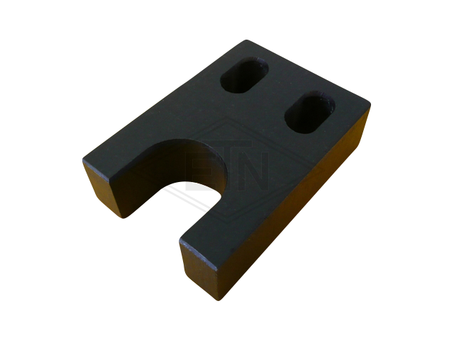 Inzetstuk PE, 85 x 60 x 25 mm, voor rond rail ø 30 mm, Materiaal ETN ® -HM-1000