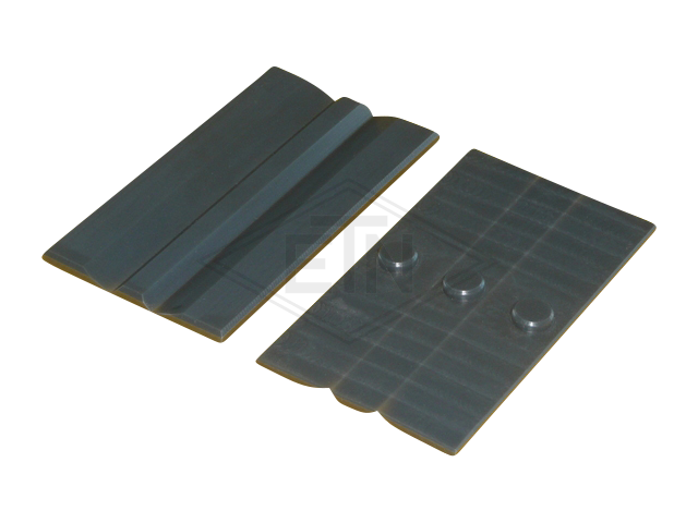 Inzetstuk 9 PE, 150 x 21,5 x 33,5 mm, foldable, mit 3 naps, voor rail 9 mm, ETN ® -HM-1000