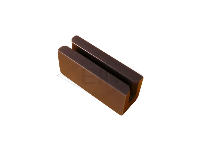 Inzetstuk 6 PE, 80 x 27 x 36 mm, U-Profil, voor rail 6 mm, ETN ® -HM-1000