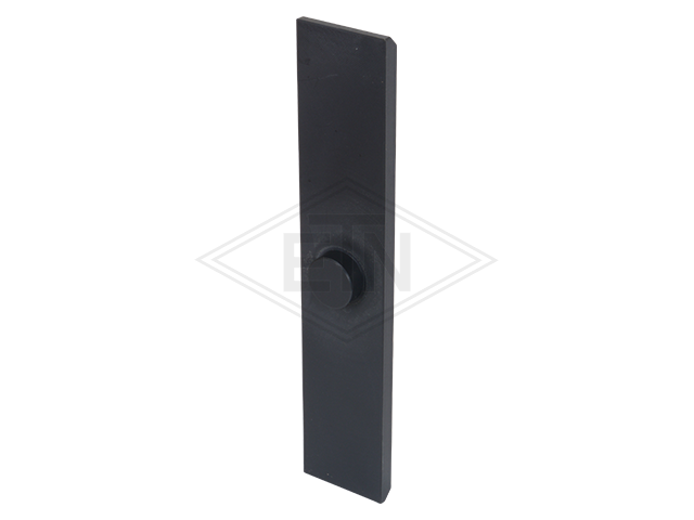 Inzetstuk PE, 150 x 30 x 6 mm, met journal, voor rail 9 + 16 mm, ETN ® -HM-1000